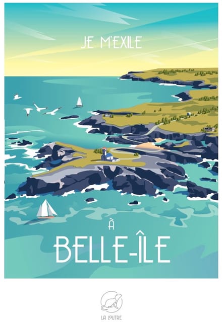 La Loutre puzzel Belle-Île 1000 stukjes legpuzzel eiland.
