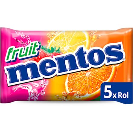 Mentos - Fruit - 5 Rollen