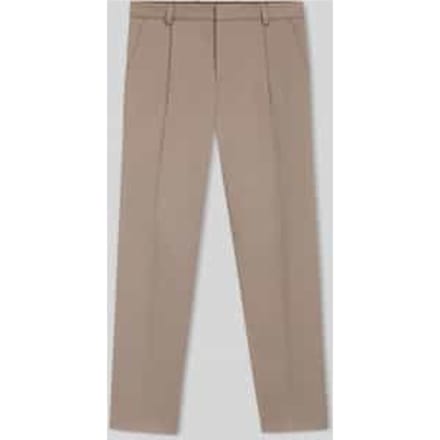 Slim fit bandplooibroek van katoenmix model 'GENRICH'