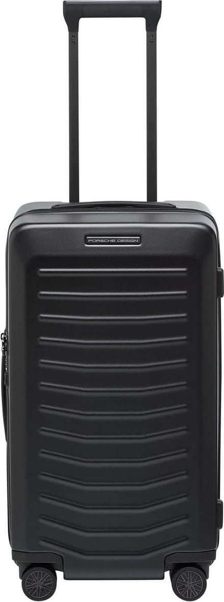 PORSCHE DESIGN Trolley Roadster HC 4W Trunk Black Matte Zwart 65cm