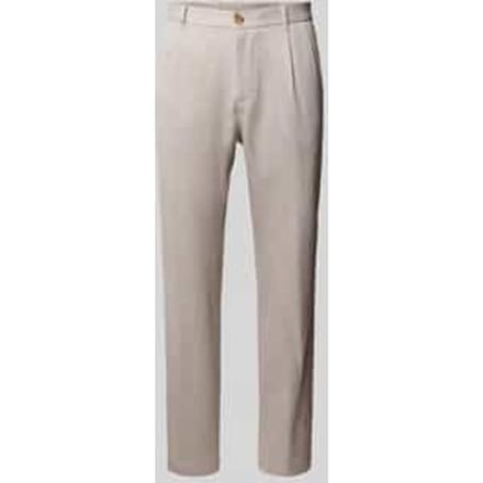 regular fit pantalon van viscosemix model 'Lester'
