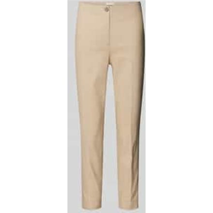 Slim fit stoffen broek met verkort model