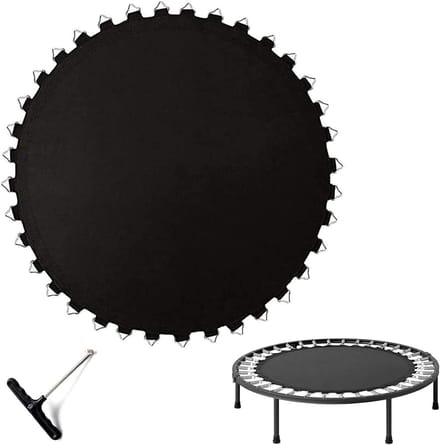 Trampoline Springmat - Vervangende Mat - Buiten Spelen - Waterdicht & UV-bestendig - 366 cm - Zwart
