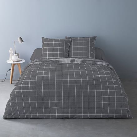 Dekbedovertrek Flanel - Winter - 240 x 220 cm - Ehcon Antracite