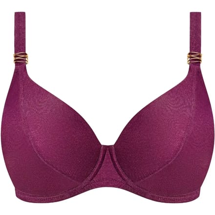 Fantasie - Paros Coast Bikini Top Berry Shimmer - maat 70E - Paars