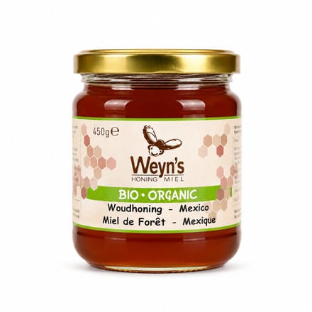 Biologische Woudhoning Mexico - 450g - Weyn's - Honingpot