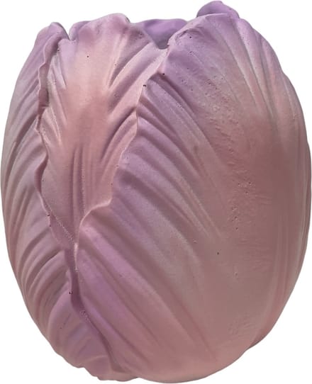 Toulon Burning Flame pink pastel vaas, tulpenvaas 11x11x12 cm nr 1.