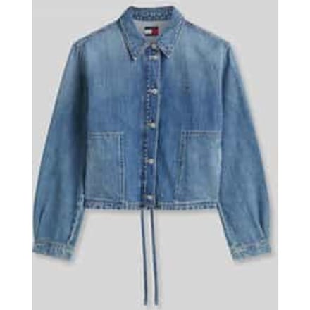 Tommy Jeans Jas Tie Jacket Cj6039 Dw0dw22871 Denim Medium Dames Maat - XL