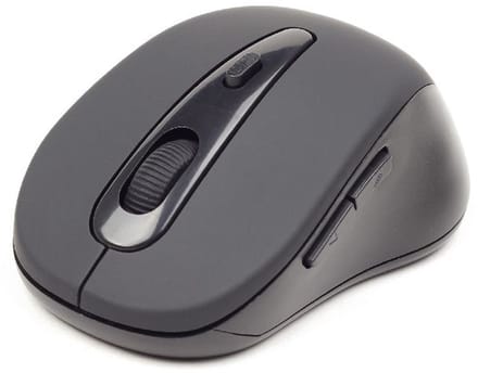 Gembird Blueooth wireless mouse - Muis - Optisch - 6 knoppen - Zwart