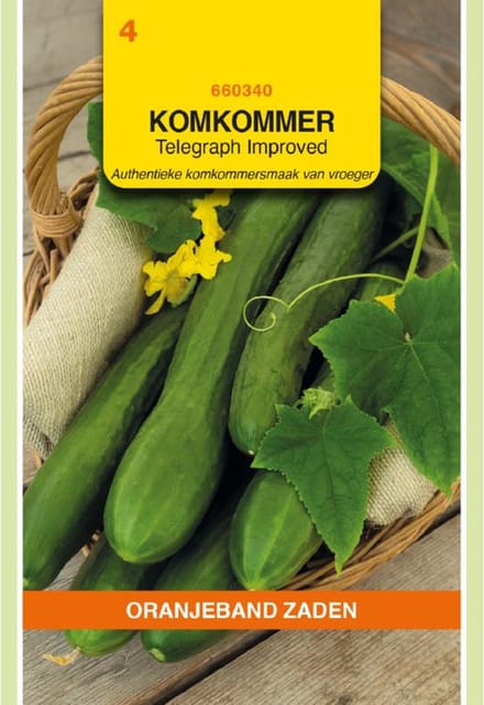 Oranjeband Zaden - Komkommer Telegraph Improved