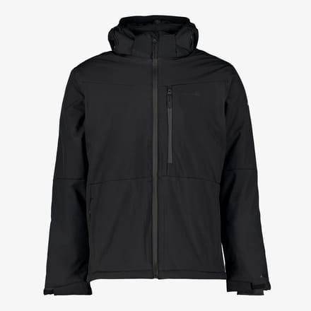 Mountain Peak heren softshell ski-jas 10000 mm waterkolom - Zwart - Maat M