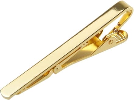 Fako Bijoux® - Dasspeld - Stropdas Clip - Tie Clip - Classic - 55mm - Goudkleurig