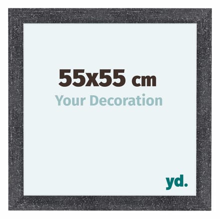 Your Decoration - Fotolijst 55x55 cm - MDF - Grijs Geveegd - Como