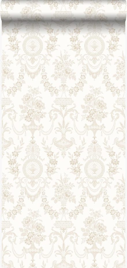 Origin Wallcoverings behang ornamenten wit - 53 cm x 10.05 m - 326134
