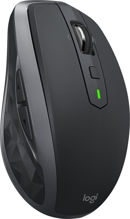 Logitech MX Anywhere 2S Wireless Mouse (BT) - Graphite - Muis - Laser - 7 knoppen - Grijs