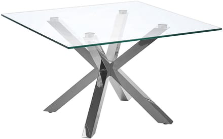 STARLIGHT - Salontafel - Zilver - Veiligheidsglas