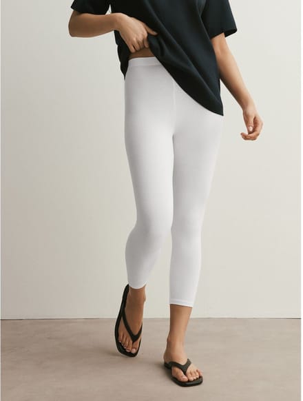 Next - Dames - Halflange legging - Geel