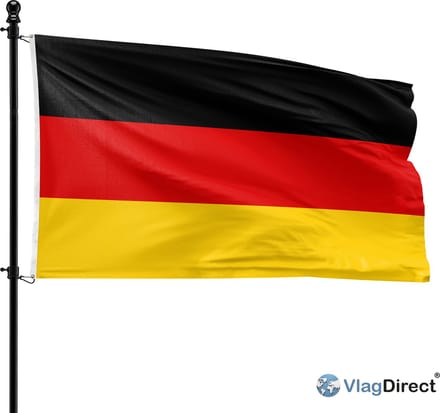 VlagDirect - Duitse vlag - Duitsland vlag - 90 x 150 cm.