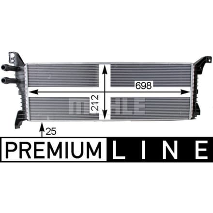 Lage-temperatuurRadiator, laadluchtRadiator MAHLE CIR 9 000P