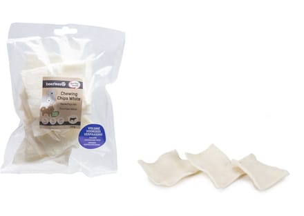 Beeztees Kauwchips - Hondensnack - Wit - 200 gran