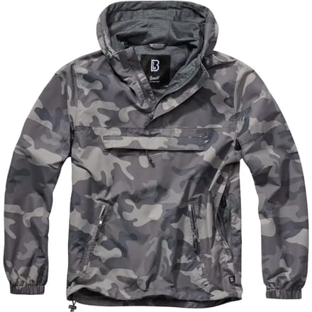 Brandit Summer Grey Camo Windbreaker Heren