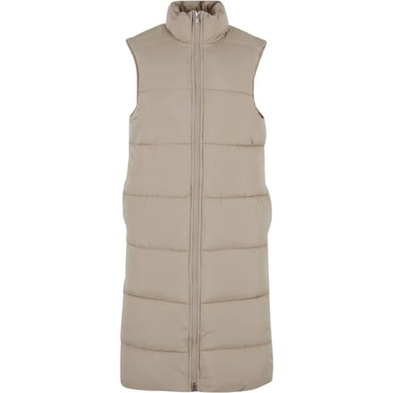 Urban Classics - Long Gewatteerd jack - S - Beige