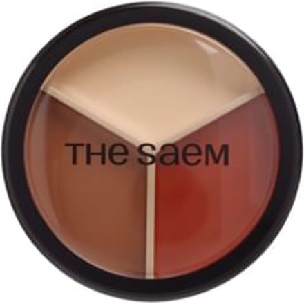 The Saem - Cover Perfection Triple Pot Concealer - 11 Types 2025 Version - #11 Deep