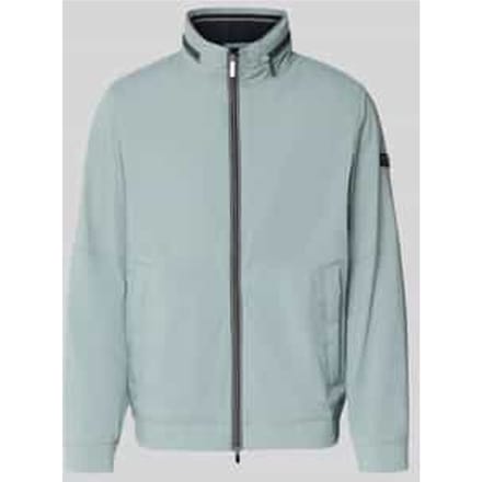 Regular fit jack met opstaande kraag