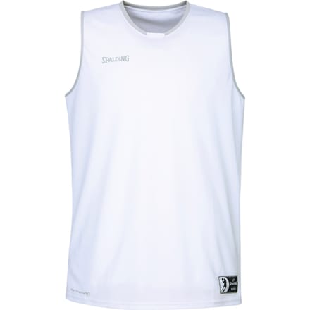 Spalding Move Basketbalshirt Heren - Wit / Zilver | Maat: M