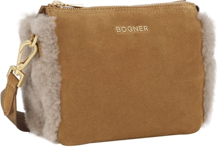 Bogner Schoudertas Banff Frisé Gulia Shoulderbag Lightbrown Lichtbruin