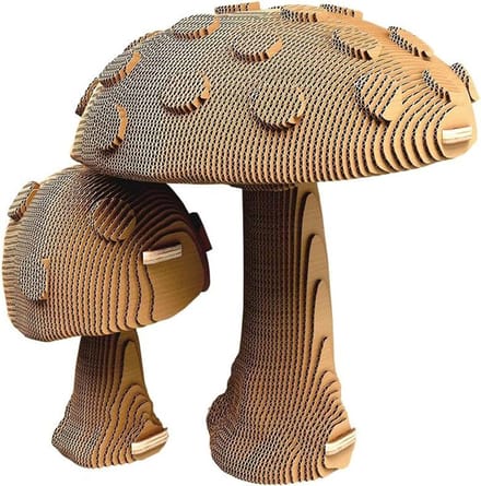 3D Puzzel Paddenstoelen - Karton Puzzel - Creatief Hobby - Gedetailleerd Ontwerp - 183 Stukjes - Niet van toepassing