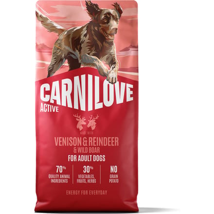 Carnilove Active Adult met hert, rendier & wild zwijn - Voordeelpak: 2 x 12 kg