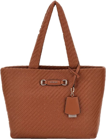 GUESS Schoudertas Francy Tote Cognac Bruine