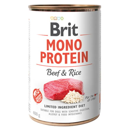 Brit Mono Eiwit natvoer - Rundvlees met rijst