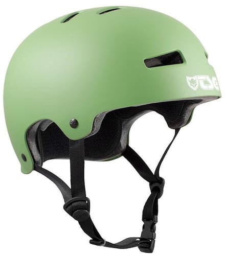 TSG Evolution Helm Satin Fatigue Green