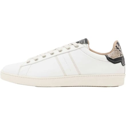 AllSaints Leon Lthr Low Top White/black Größe: 45 | Trainers Outlet | Herren | Weiß