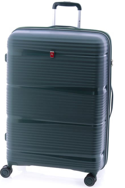 Gladiator Bionic Grote Koffer - 76 cm - 100/110 liter - Expandable - TSA slot - Eco Friendly Recyclebaar PP - Groen