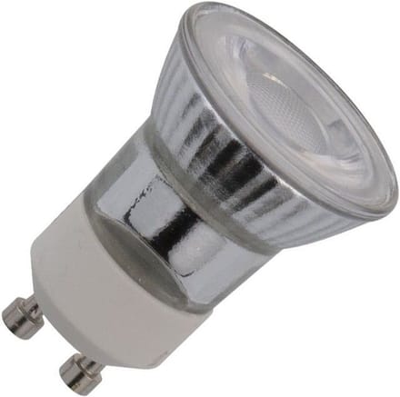 SPL LED GU10 / MR11 (GLAS) - 3W / DIMBAAR Lichtkleur 3000K