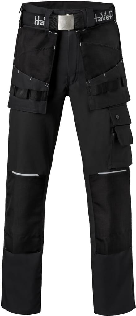 HAVEP Werkbroek Worker Pro 8730 - Zwart/Zilvergrijs - 42