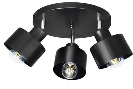 AZO3 Plafondlamp met Verstelbare Kap - 3 Lichtpunten