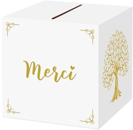 Papieren Bruiloftskaartenbox voor Cadeaus en Feesten