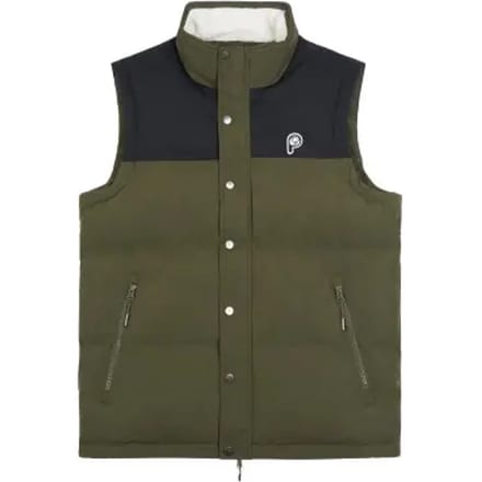 Gewatteerd vest met trechterhals Penfield bear cut and sew