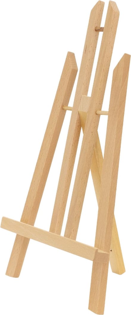 Tafelezel Klein Verstelbaar 22x14x40,5 cm Bruin Hout