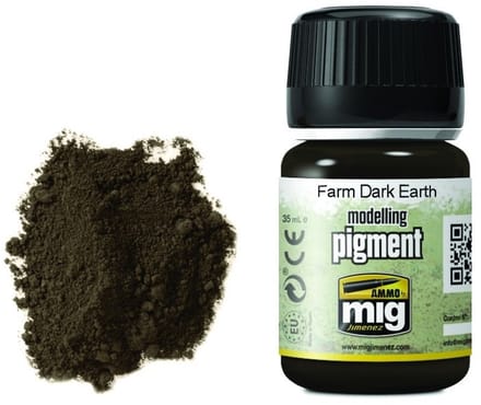 AMMO by Mig Jimenez Modelbouwdecoratie - MIG 3027 Farm Dark Earth Superfine Pigment Effecten potje