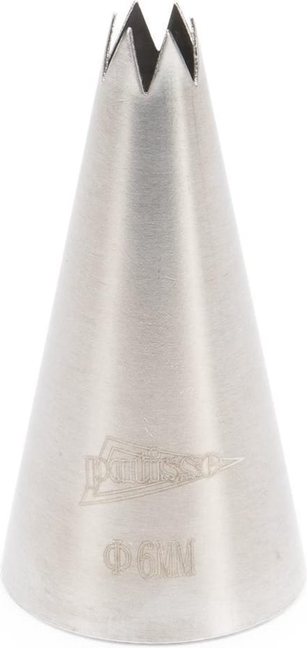 Spuitmondje rvs ster 2 mm