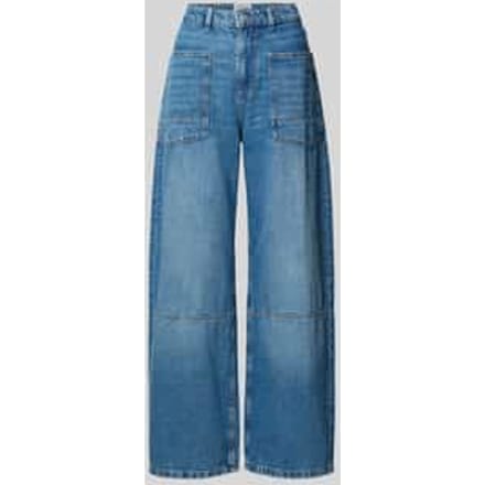 Relaxed jeans met opgestikte zakken