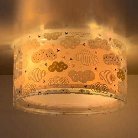 Dalber plafondlamp CLOUD PINK, Ø 33 cm, roze