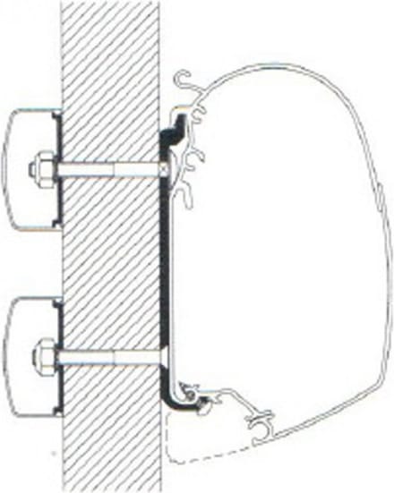 Thule Universele Luifel Adapter voor Omnistor 4900 / 5200 / 8000 Set