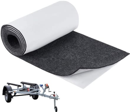 Viltmat 2,5 m x 300 mm - Zelfklevend - 5 mm Dikke Polyester Slaapmat voor Bootvloeren
