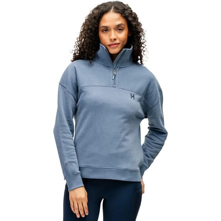 Demi-zip sweatshirt paardrijden dames Horseware Vitality